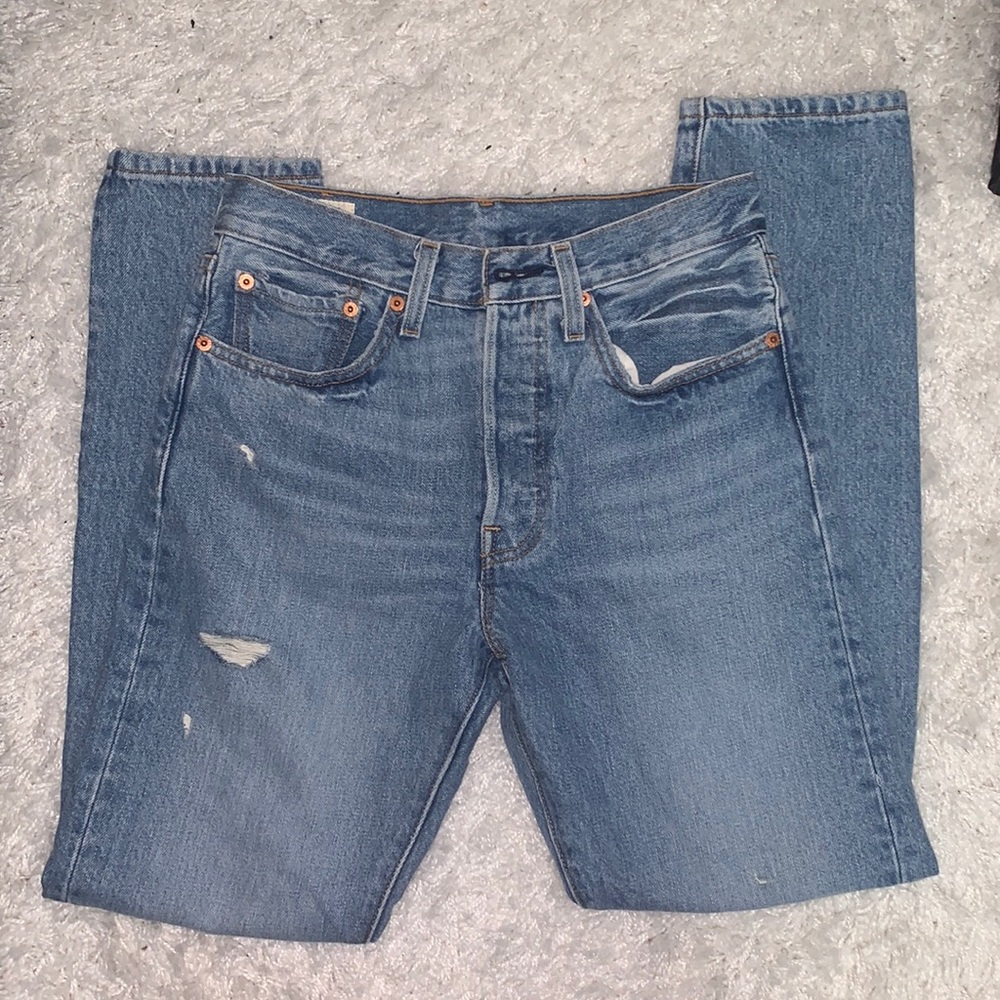 Levi’s 501 Skinny Fit Jeans. W 26 L28 - Picture 2 of 2